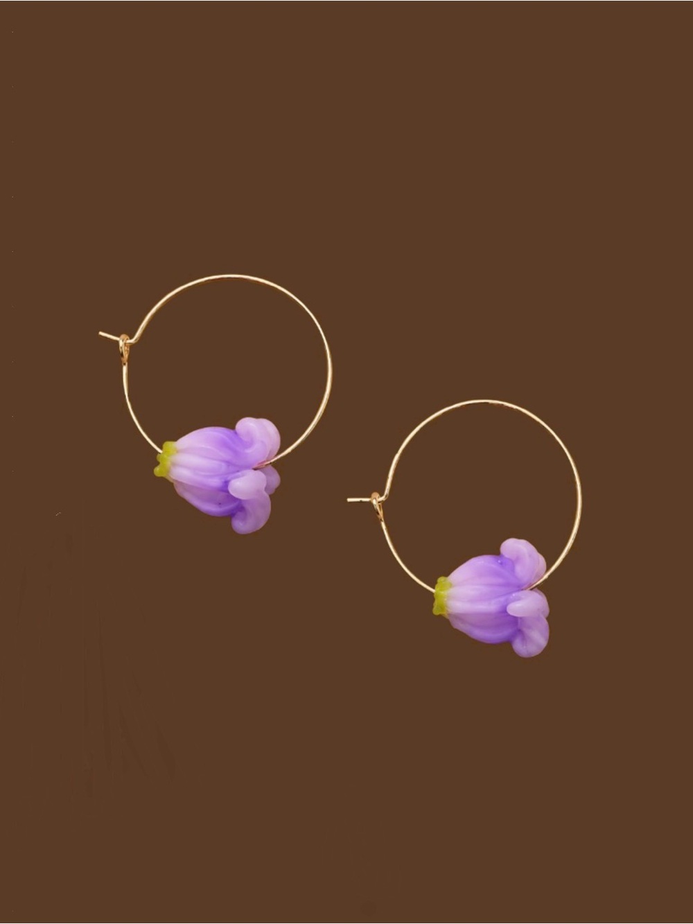 Pua Kalaunu (Crown Flower) Clay Earrings NWT!